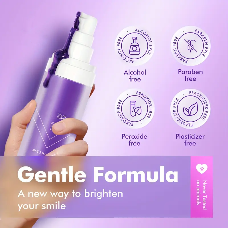 Minceetbien™ 1PCS Purple ToothpasteExperience The Magic Of Color Wheel Toothpaste For A Brighter Smile And Whiter Teeth (1fl Oz/30 Ml)