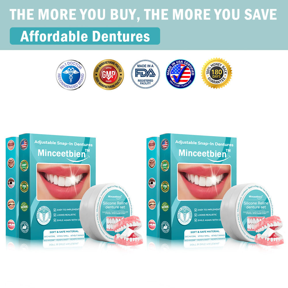 Official Store |Minceetbien™🗽 Moldable Dentures(⏰Limited Time 80% Off - Last 30 Minutes ⏰)