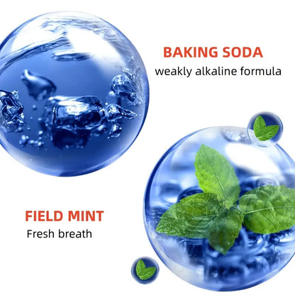 Minceetbien™ Large Capacity 300g Household Toothpaste, Pump Dispenser, Probiotic Containing Baking Soda Toothpaste, Deep Cleaning, Basic Cleaning, Whitening And Brightening, Fresh Breath.