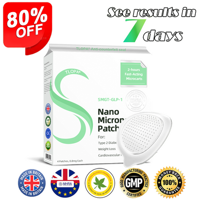 [See results in 7 days]🇬🇧 TLOPA® GLP-1 Nano Microneedle Patch👍(Painless, long-lasting, addressing diabetes, obesity, and cardiovascular diseases)🍃