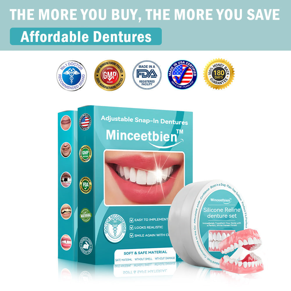 Official Store |Minceetbien™🗽 Moldable Dentures(⏰Limited Time 80% Off - Last 30 Minutes ⏰)