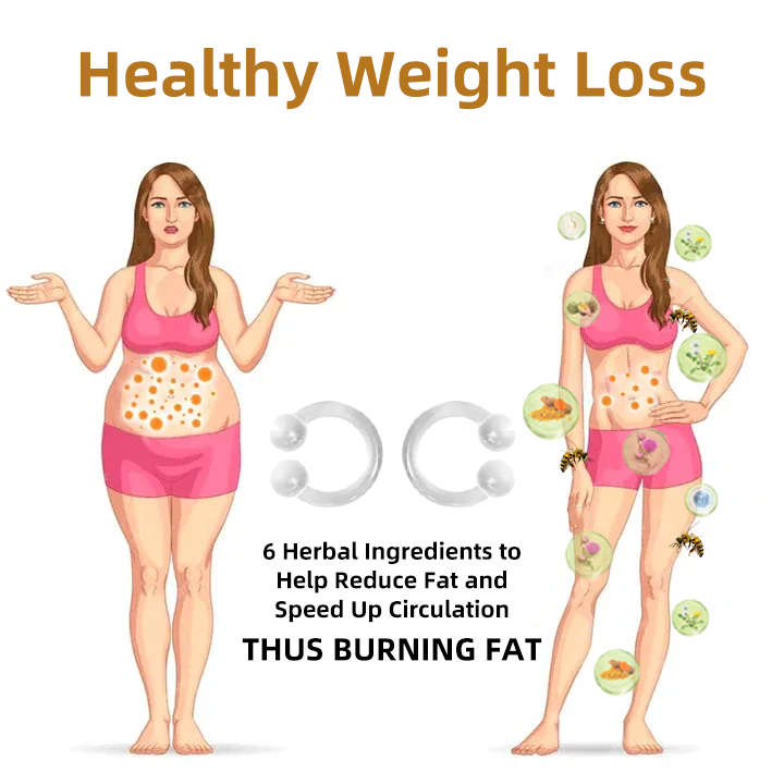 🐝Bee Venom Lymphatic Drainage & Slimming Nose Ring⭐(for all lymphatic problems and obesity)